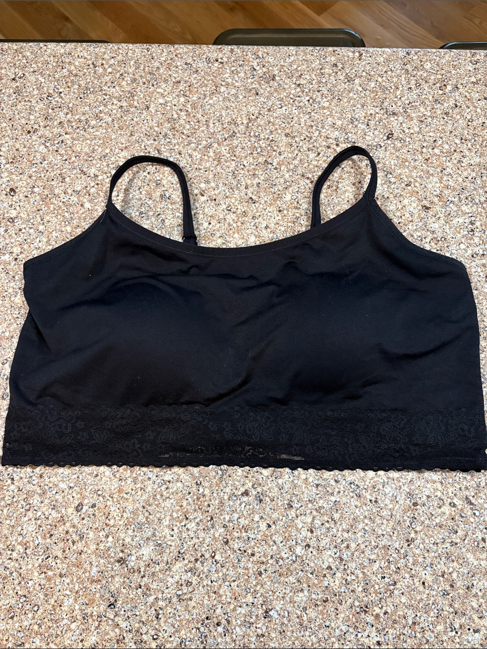 Torrid Black Lace Trim Bralette Wireless Adjustable Straps Plus Size 4